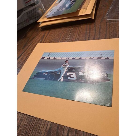 1990 Dale Earnhardt 6x9 Driver Card Daytona No. 3 Goodwrench NASCAR Racing - Picture 2 of 5